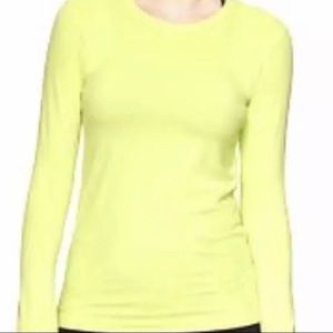 {🔴Gap}Gap Fit Women’s Sz M Lime Green/Yellow EUC